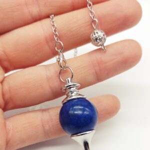 Alternative view of Pendolo sferico in Lapislazzuli