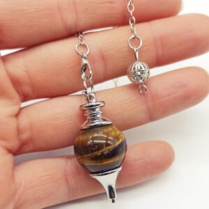 Alternative view of Pendolo sferico in Occhio di tigre