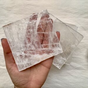 Piatto in Selenite