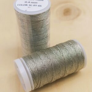 Filo uncinetto argento antico 0,4 mm