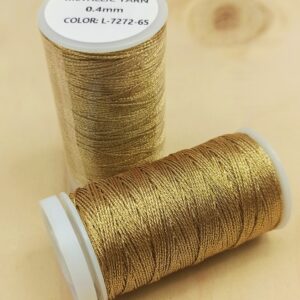 Filo uncinetto oro reale 0,4 mm