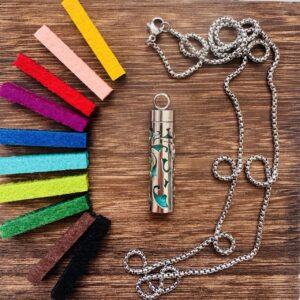 Collana Bottiglietta per Aromaterapia Arabesco