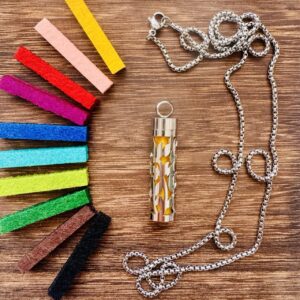 Collana Bottiglietta per Aromaterapia Fiori