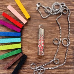 Collana Bottiglietta per Aromaterapia Love