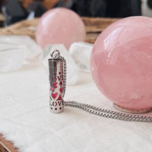 Alternative view of Collana Bottiglietta per Aromaterapia Love