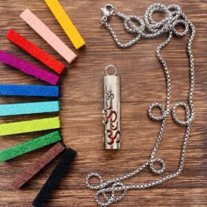 Collana Bottiglietta per Aromaterapia Ohm
