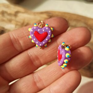 Cuore sacro lilla