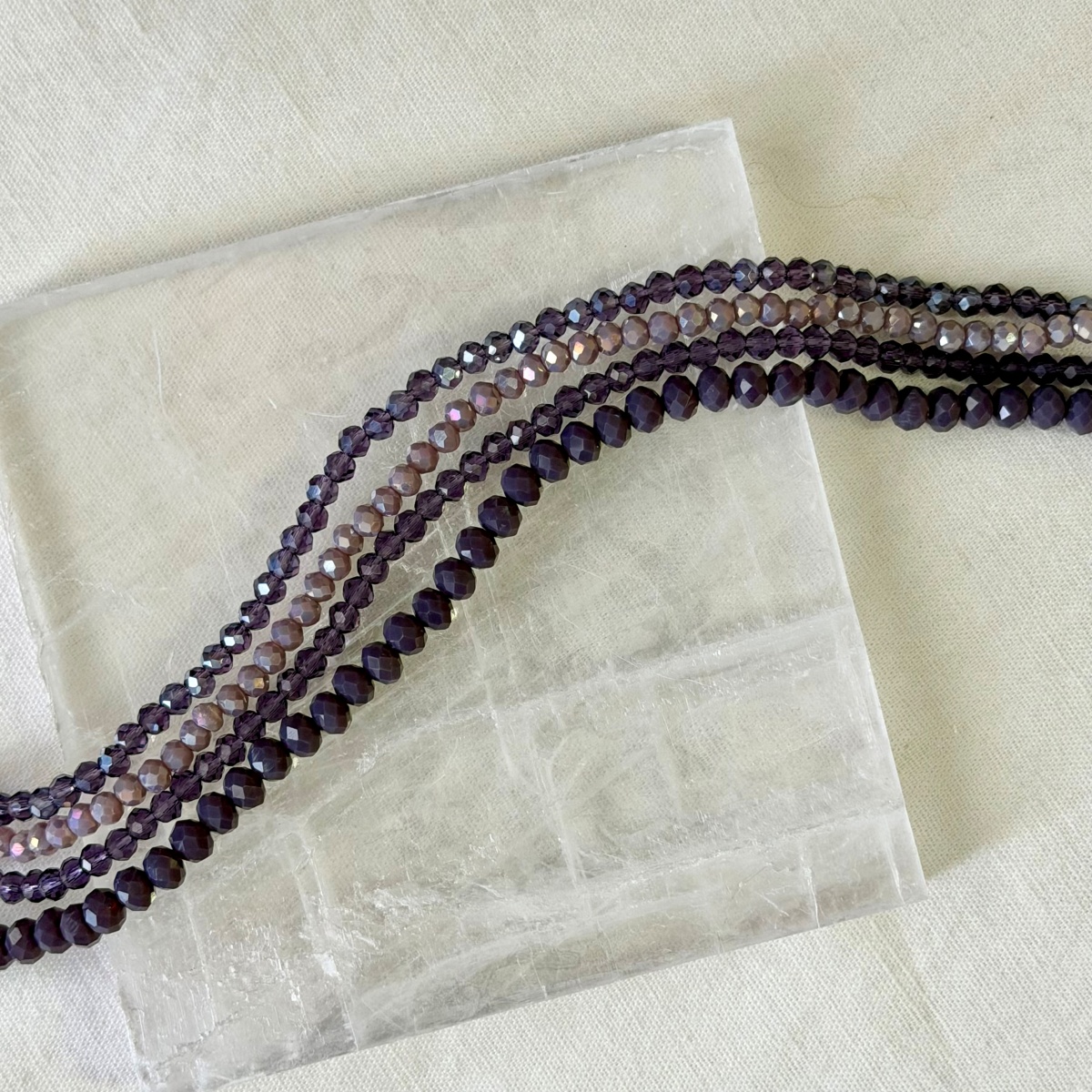 Box Cristallo Viola Grecale 4 e 6 mm