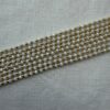 Catenina Pronta all'Uso in Cristallo Sfaccettato 3 mm Bianca - 40 cm