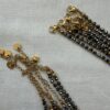 Catenina pronta all'uso in Cristallo Sfaccettato 3 mm Ematite dettaglio chiusura e allungamento