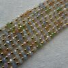 Catenina in Cristallo Sfaccettato 3 mm Multicolor dettaglio cristalli