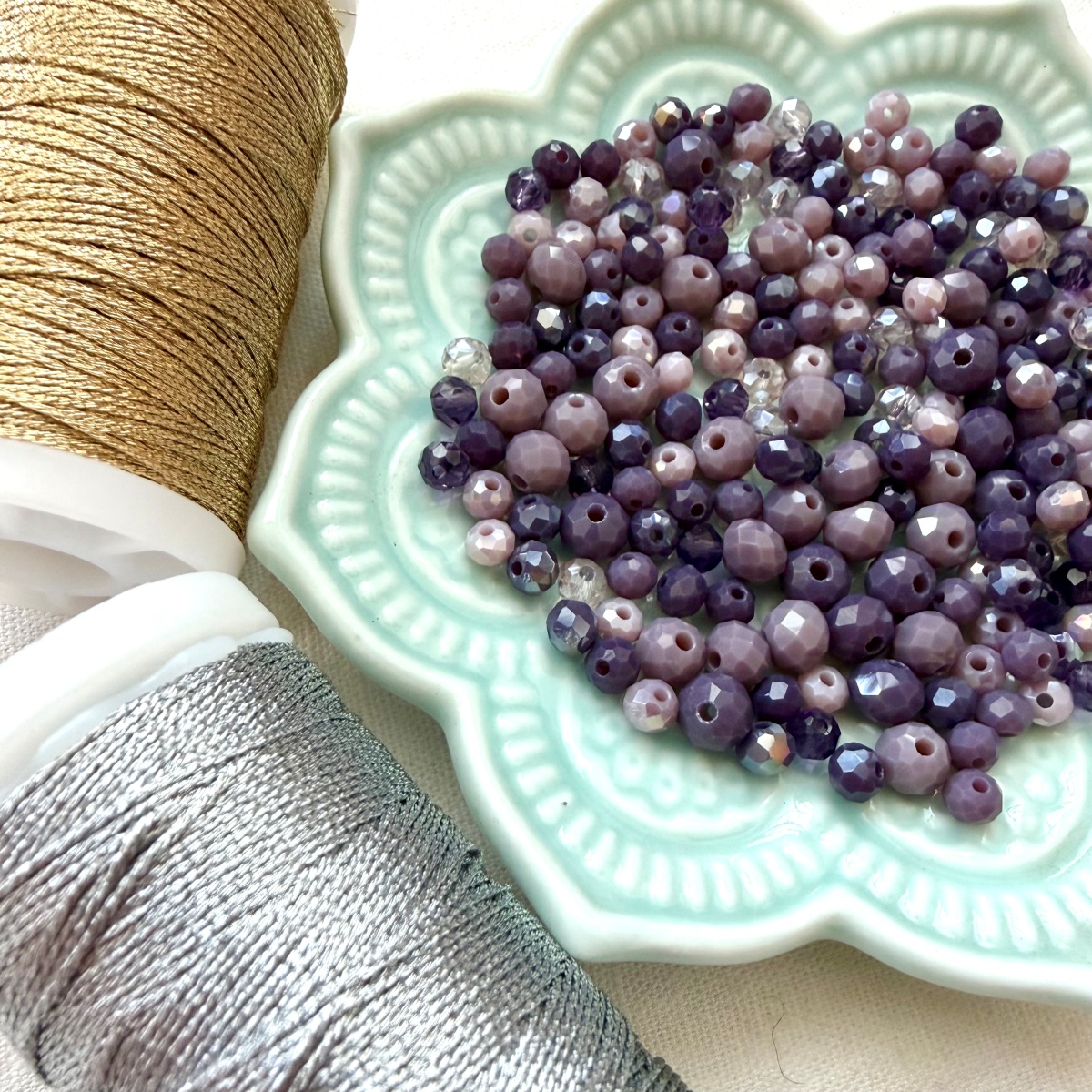 Mix Cristalli Lilac Uncinetto