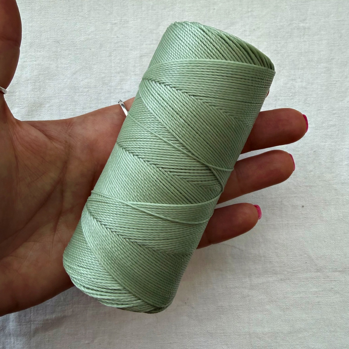 Bobina Filo Cerato Linhasita 0,75 mm - 228 mt 100 gr dettaglio Giada