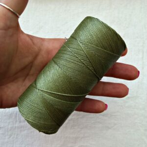 Bobina Filo Cerato Linhasita 0,75 mm 228 mt -228 mt dettaglio Muschio