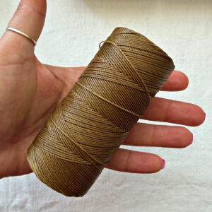 Bobina Filo Cerato Linhasita 0,75 mm - 228 mt 100 gr dettaglio Oro antico