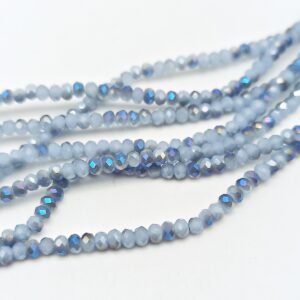 Mezzi cristalli 3 mm color Azzurro Scintilla - 160 pezzi