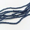 Mezzi cristalli 3 mm color Blu di Prussia - 160 pezzi
