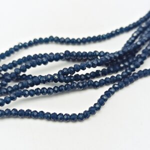Mezzi cristalli 3 mm color Blu di Prussia - 160 pezzi