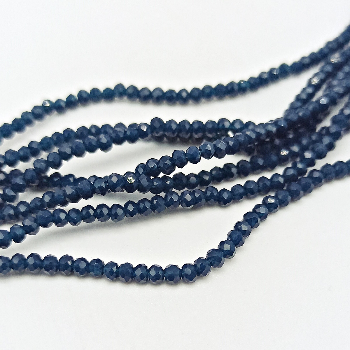 Mezzi cristalli 3 mm color Blu di Prussia - 160 pezzi