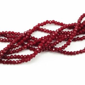 Mezzi cristalli 3 mm color Bordeaux - 160 pezzi
