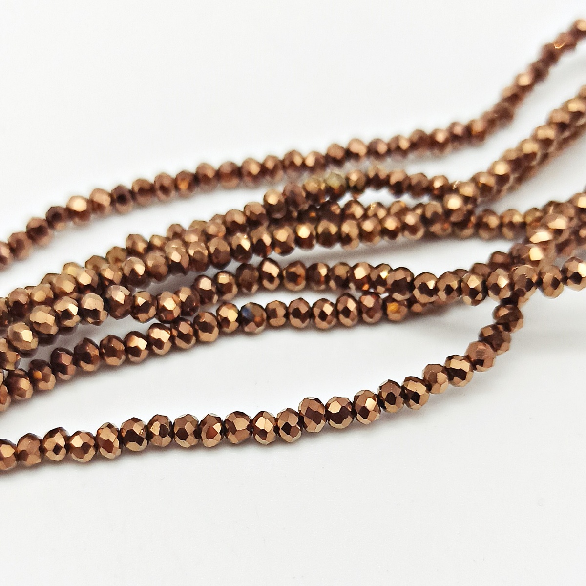 Mezzi cristalli 3 mm color Bronzo - 160 pezzi