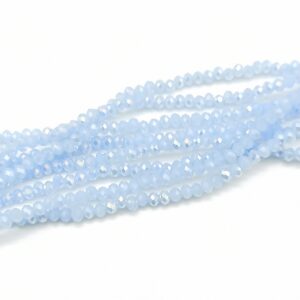 Mezzi cristalli 3 mm color Celeste Pacifico ab - 160 pezzi