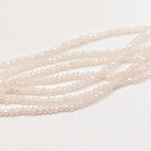 Mezzi cristalli 3 mm color Rosa Ghiaccio ab - 160 pezzi