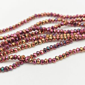 Mezzi cristalli 3 mm color Rame Battuto - 160 pezzi