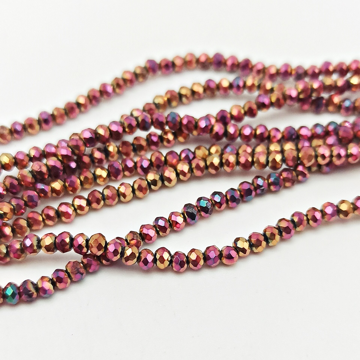 Mezzi cristalli 3 mm color Rame Battuto - 160 pezzi