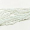Mezzi cristalli 4 mm color bianco pieno - 115 pezzi