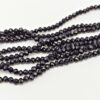 Mezzi cristalli 4 mm color nero - 115 pezzi