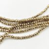 Mezzi cristalli 3 mm color Oro Chiaro - 160 pezzi