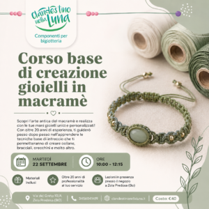 Corso Base di Macramè del 22 Settembre