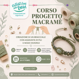 Corso Progetto Macramè - 20 Ottobre - Ore 10/12.15