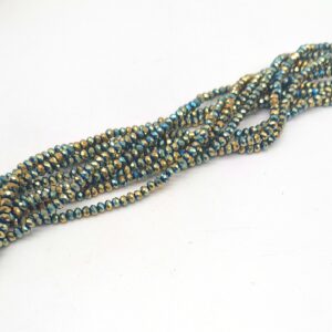Cristallo 3 mm Oro Etnico - 160 pezzi
