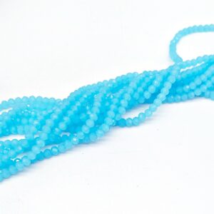 Cristallo 4 mm Azzurro Acqua - 115 pezzi